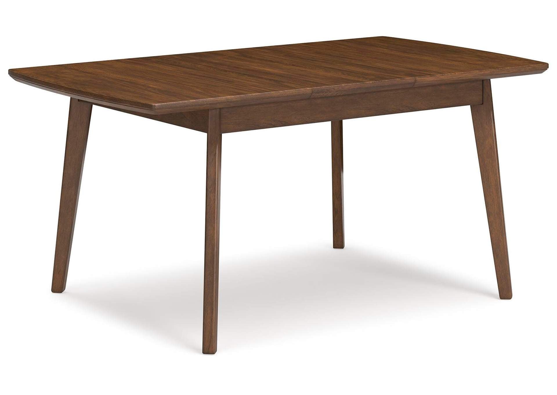 Lyncott Extendable Dining Table and 4 Chairs angled view