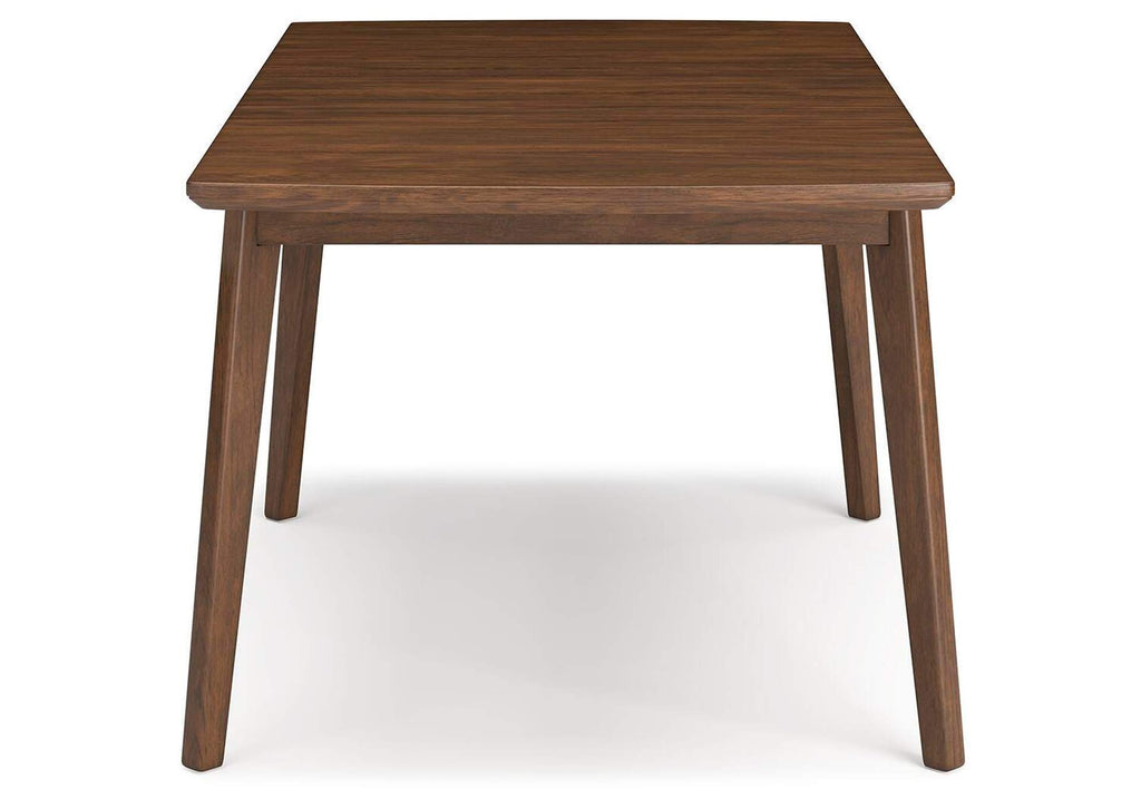 Lyncott Extendable Dining Table and 4 Chairs side view