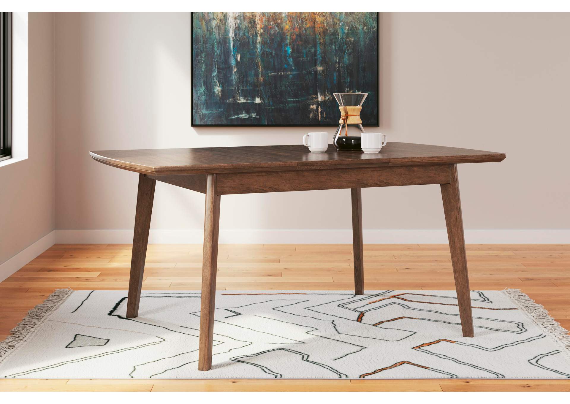 Lyncott Extendable Dining Table and 4 Chairs
