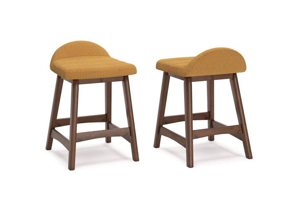Lyncott Counter Height Bar Stool (Set of 2)