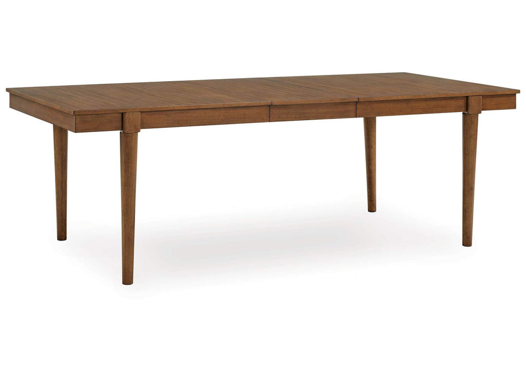 Lyncott Dining Table and 4 Chairs angled view