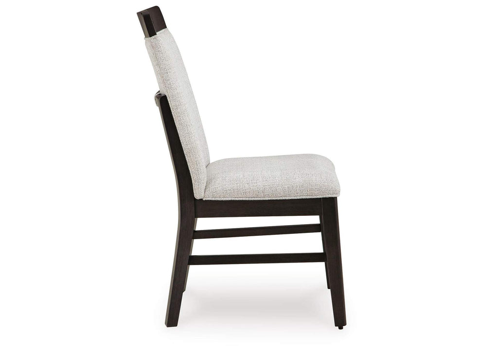Neymorton Dining Table and 10 Chairs side view