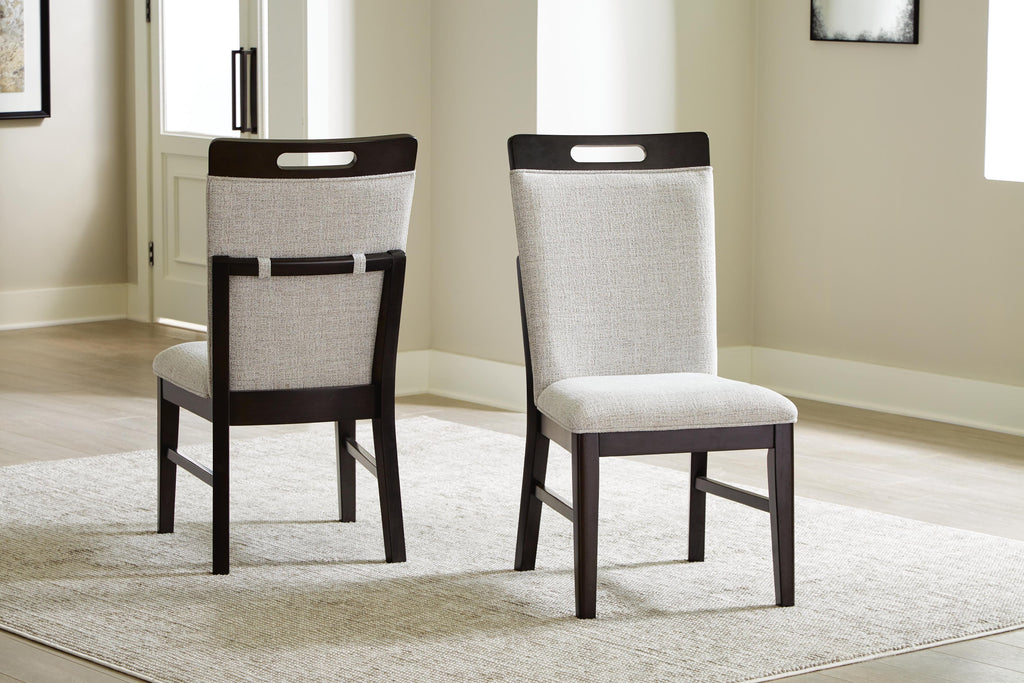 Neymorton Dining Chair in Light Gray/Brown, alternate view 3