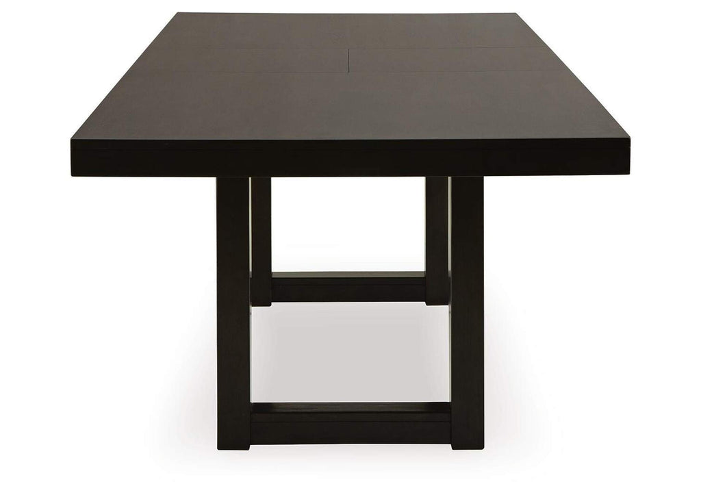 Neymorton Dining Table and 10 Chairs side view
