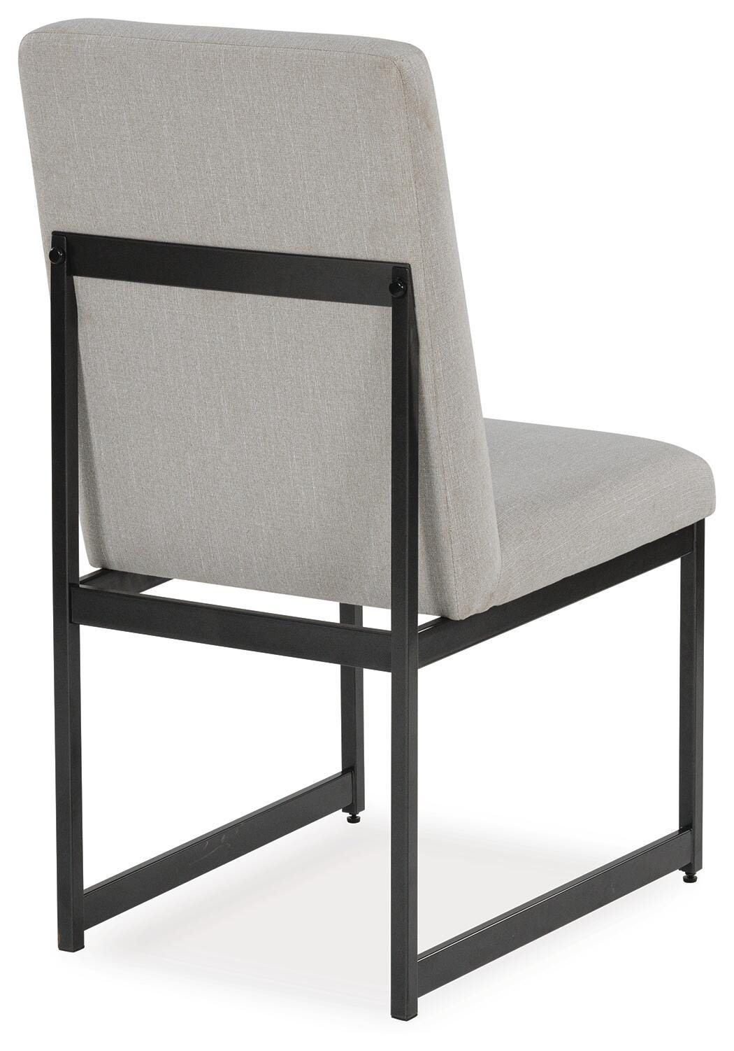 Tomtyn Dining Chair in Light Brown, back view