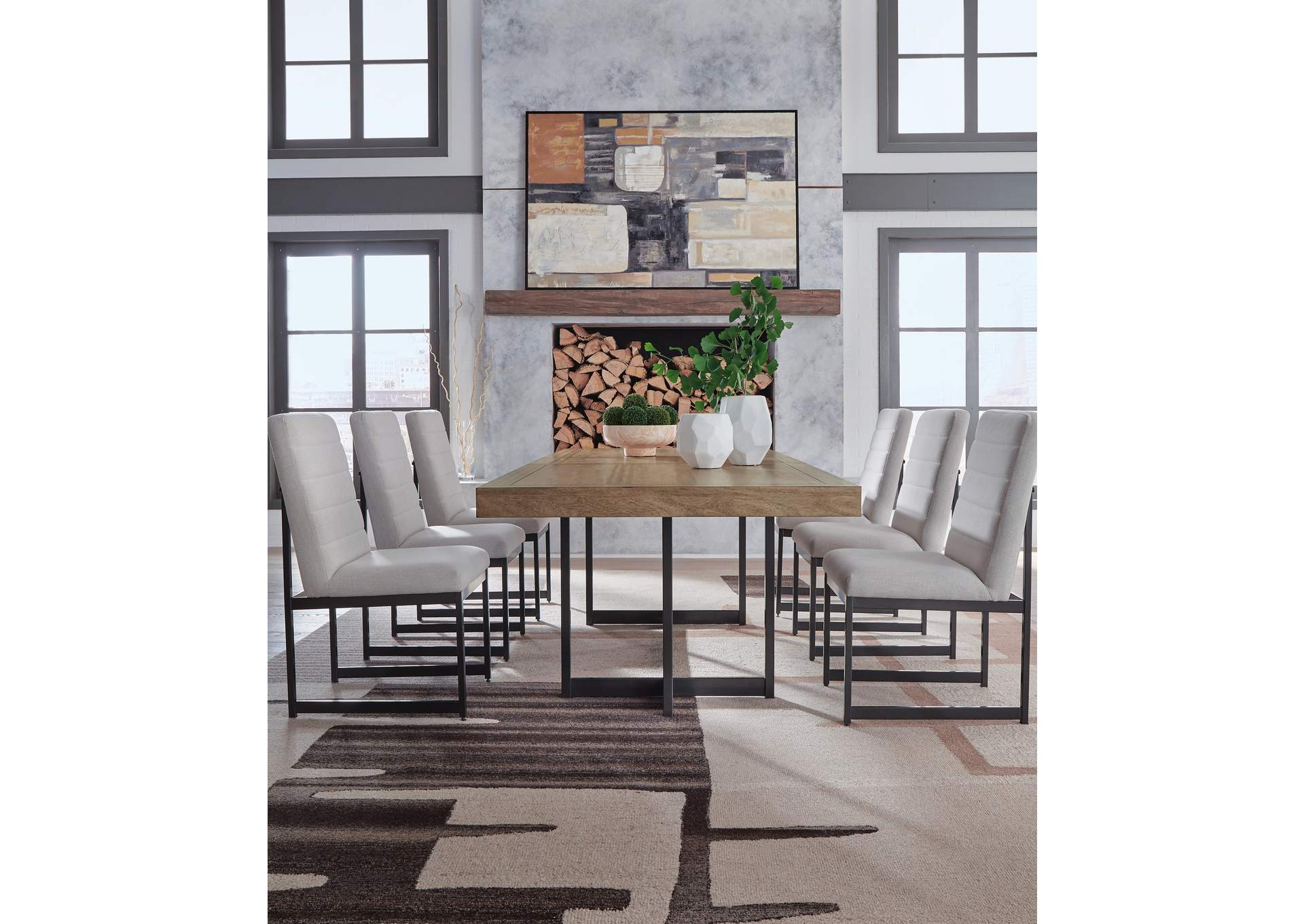 Tomtyn Dining Table and 8 Chairs