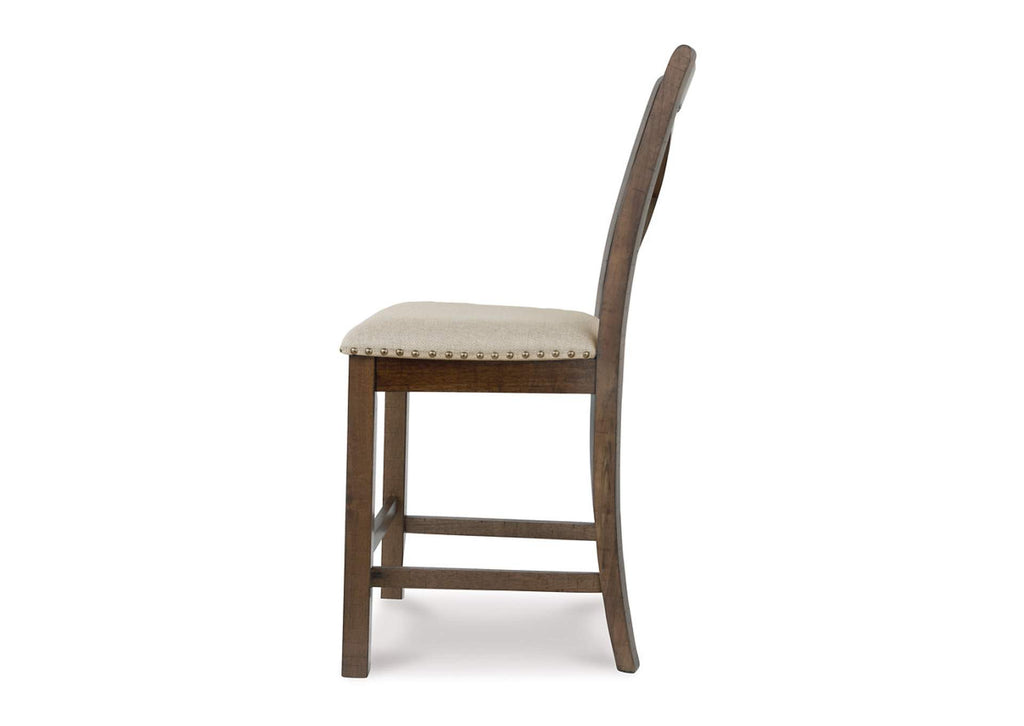 Moriville Counter Height Bar Stool (Set of 2) side view