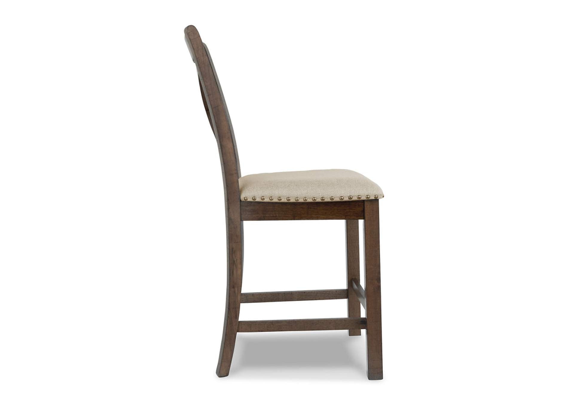 Moriville Counter Height Bar Stool (Set of 2) side view