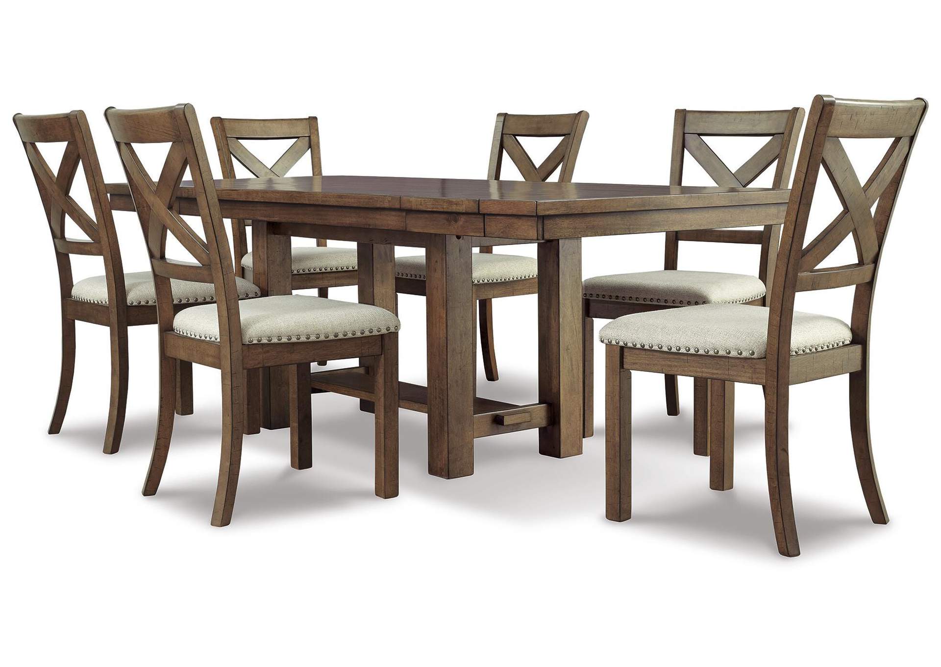 Moriville Dining Table and 6 Chairs Set
