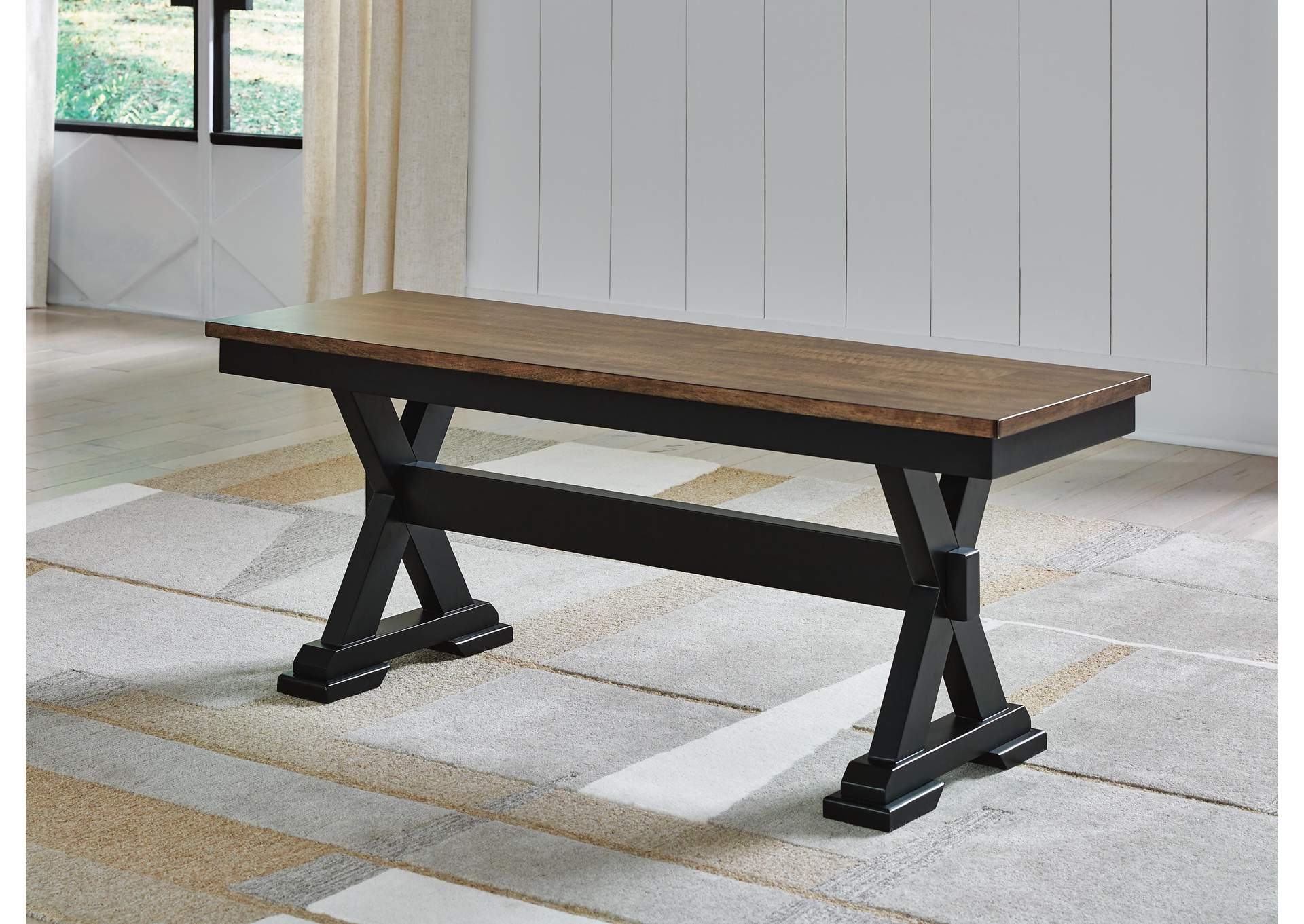 Wildenauer Extendable Dining Table and 2 Chairs and Bench