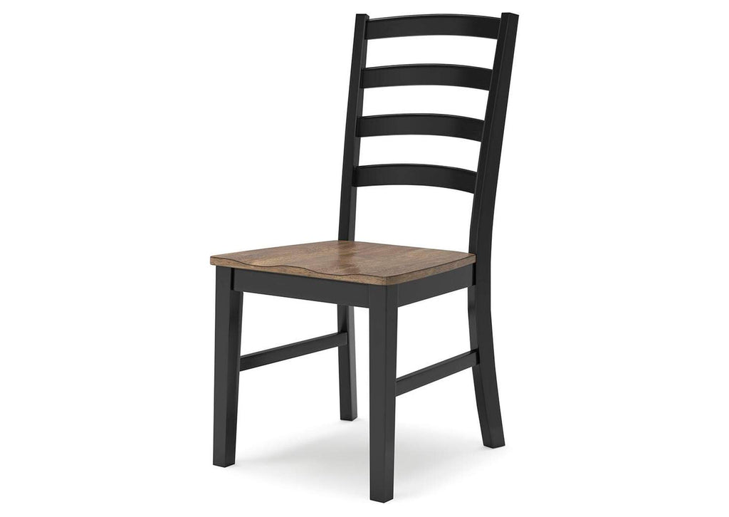 Wildenauer Dining Table and 6 Chairs angled view