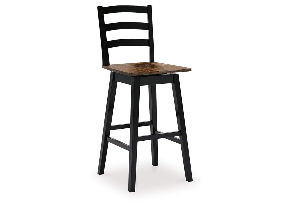 Wildenauer Bar Height Bar Stool angled view