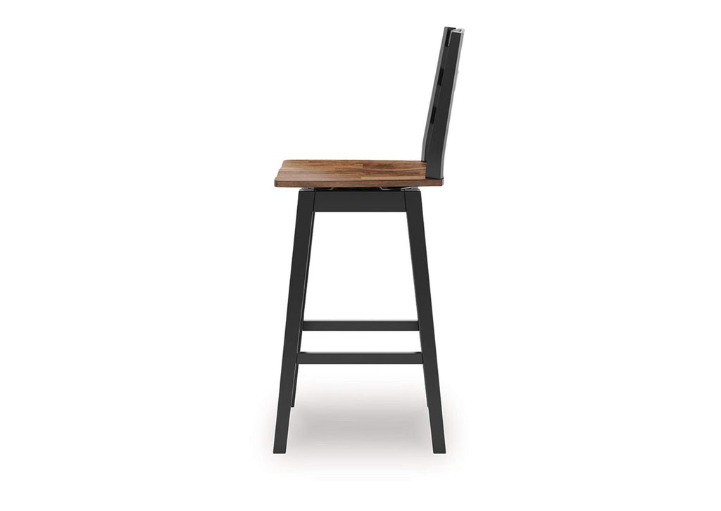 Wildenauer Bar Height Bar Stool side view