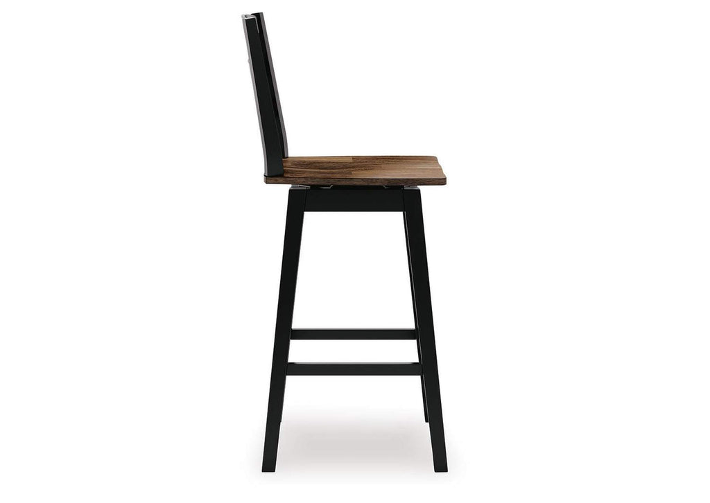 Wildenauer Bar Height Bar Stool side view