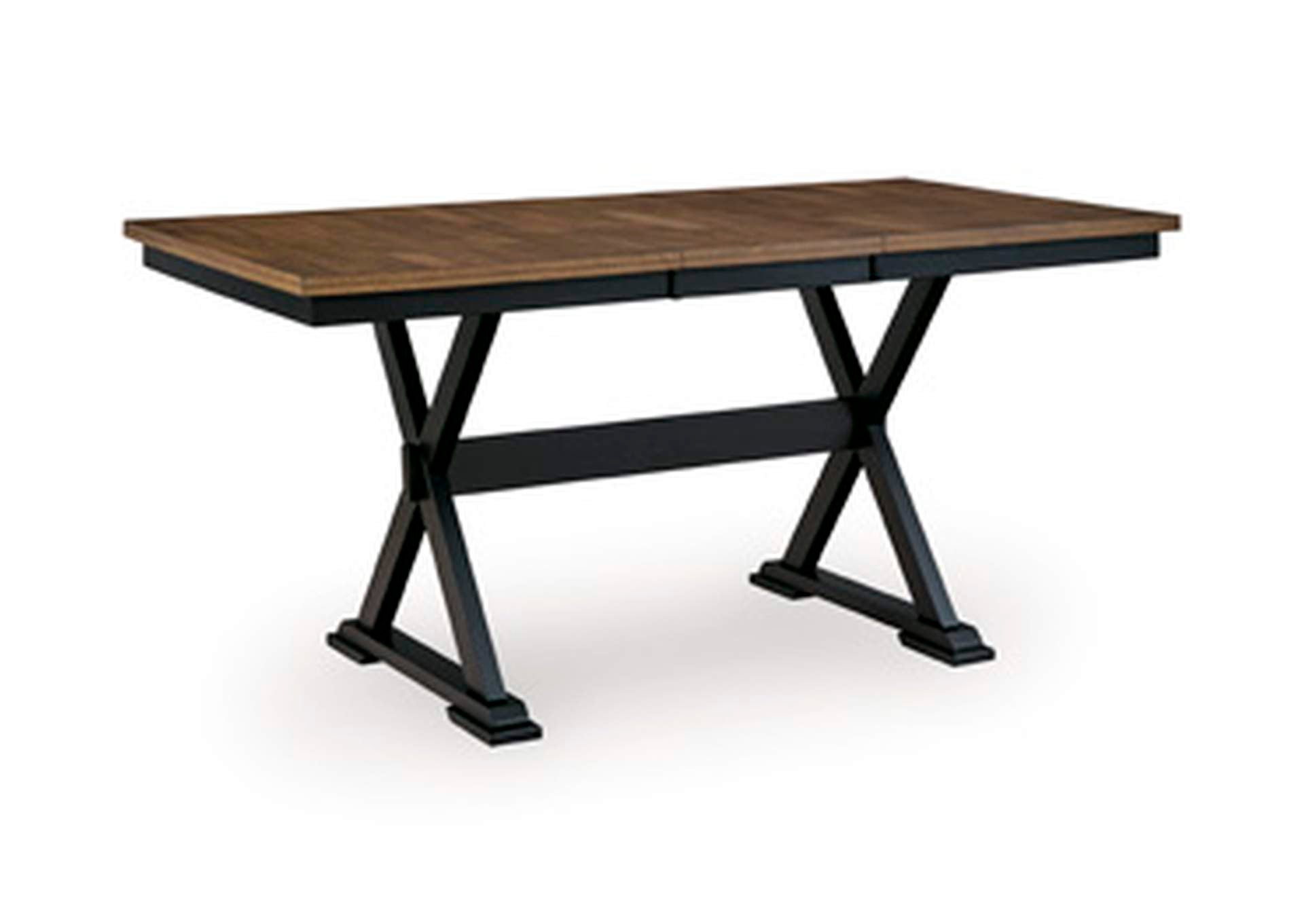Wildenauer Counter Height Butterfly Extension Table angled view