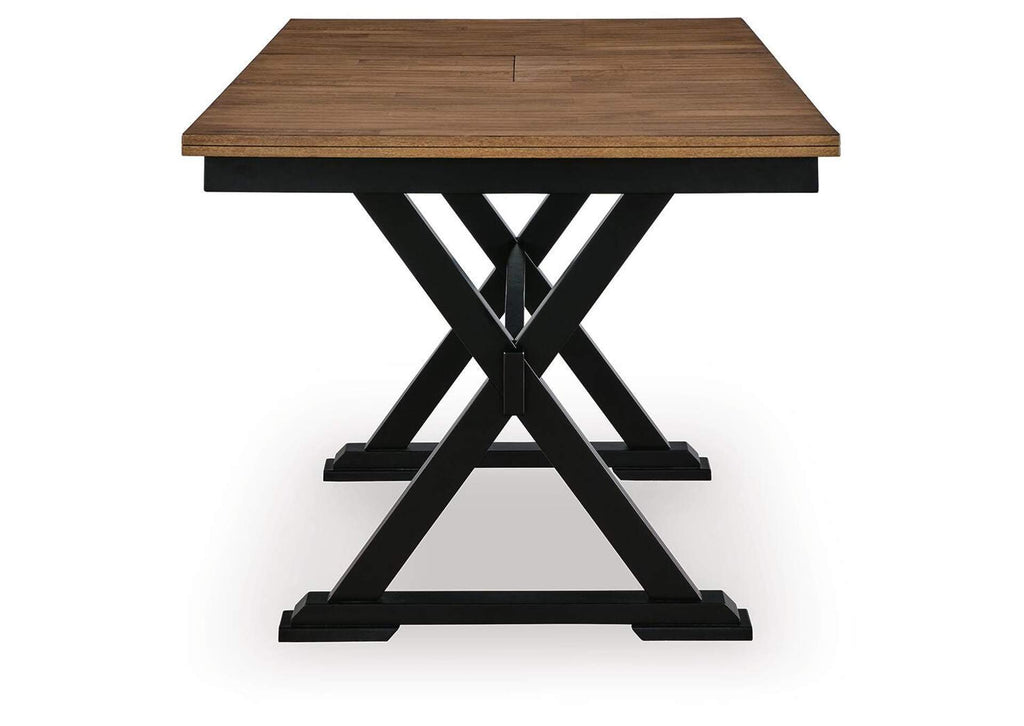 Wildenauer Counter Height Butterfly Extension Table side view