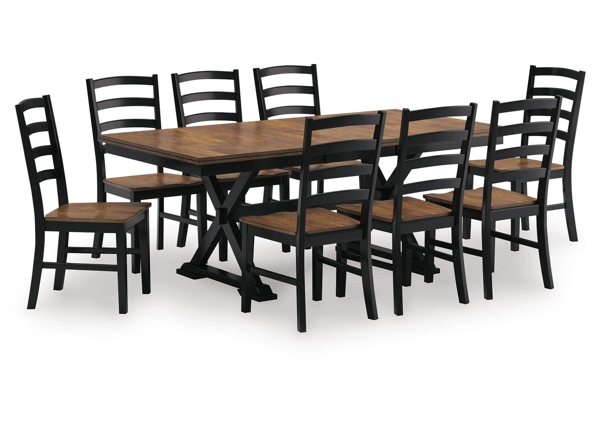 Wildenauer Dining Table and 8 Chairs