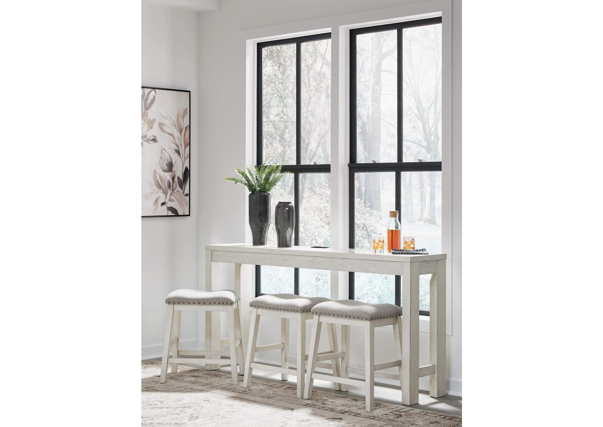 Robbinsdale Counter Height Dining Table and 3 Barstools Set
