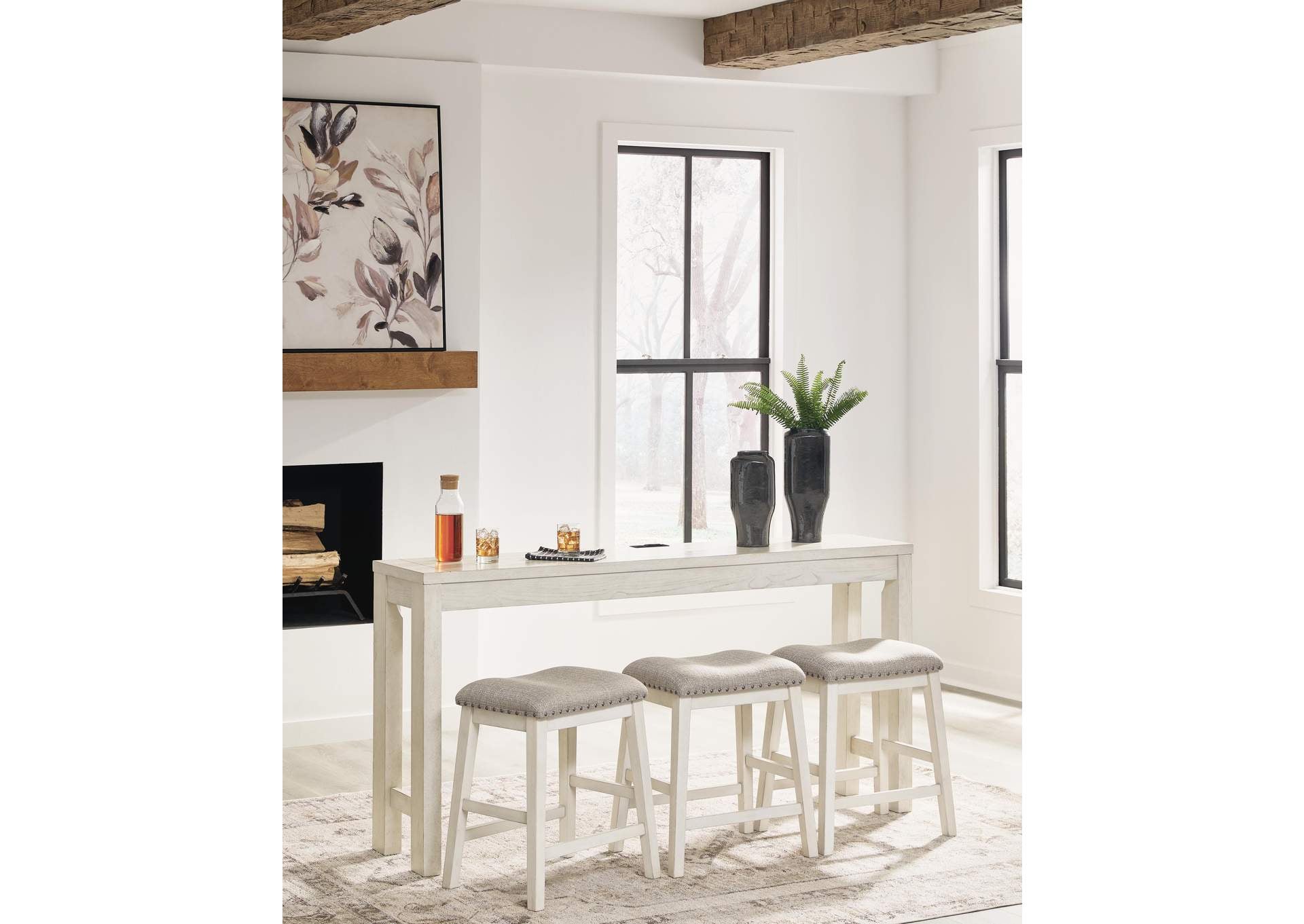 Robbinsdale Counter Height Dining Table and 3 Barstools Set