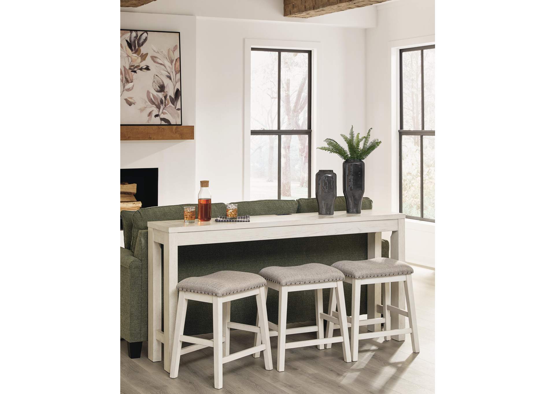 Robbinsdale Counter Height Dining Table and 3 Barstools Set