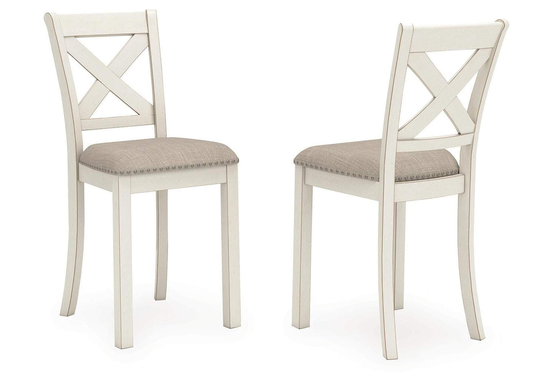 Robbinsdale Counter Height Dining Table and 4 Barstools angled view