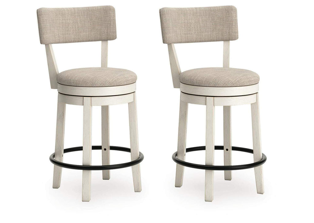 Robbinsdale Counter Height Barstool (Set of 2) angled view
