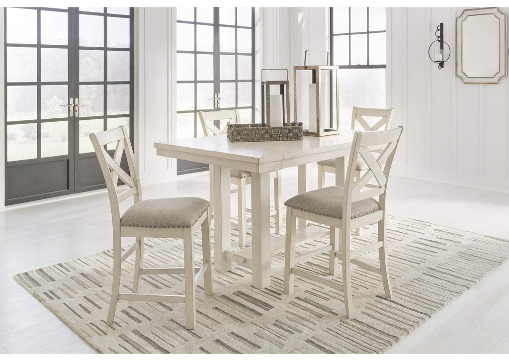 Robbinsdale Counter Height Dining Table and 4 Barstools