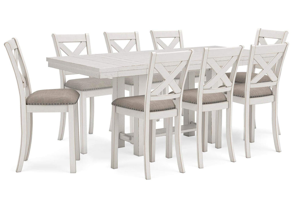 Robbinsdale Counter Height Table and 8 Barstools