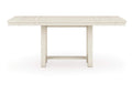 Robbinsdale Counter Height Extendable Dining Table and 4 Barstools and Bench