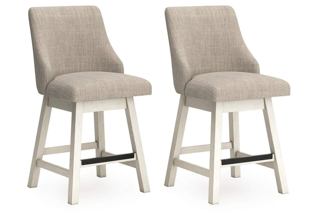 Robbinsdale Counter Height Barstool (Set of 2) angled view