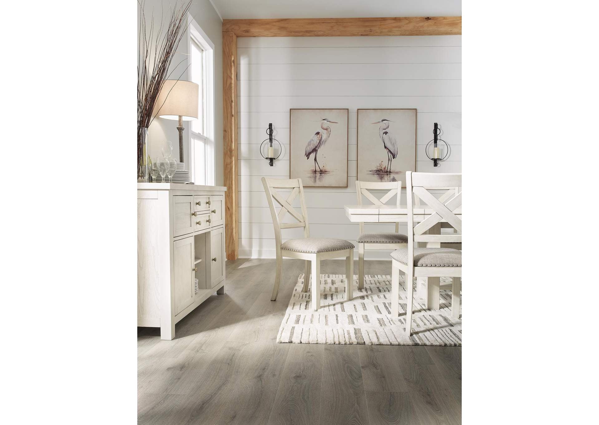 Robbinsdale Extendable Dining Table and 4 Chairs with Storage