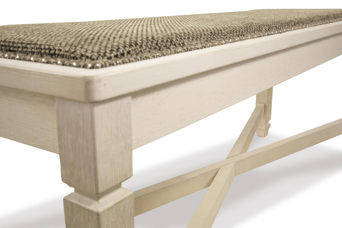Bolanburg Dining Bench in Two-tone, detail view