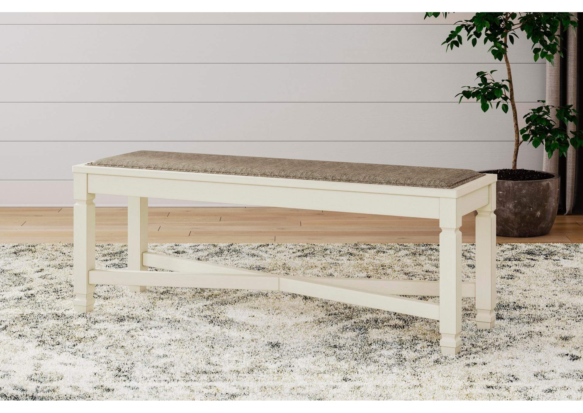 Bolanburg Dining Table and 4 Chairs and Bench