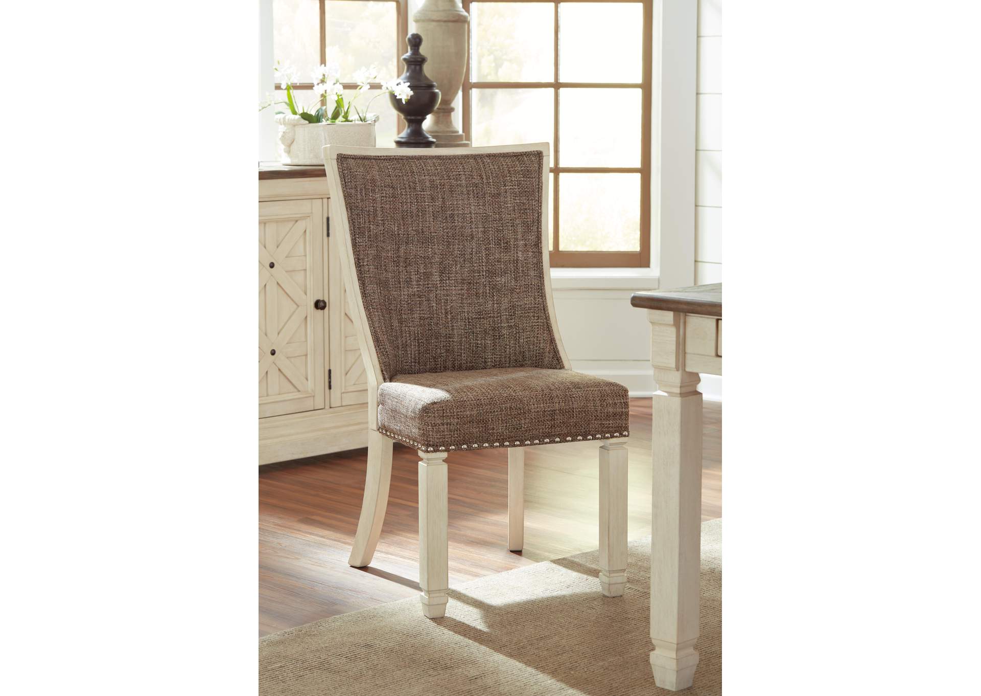 Bolanburg Dining Table and 4 Chairs and Bench