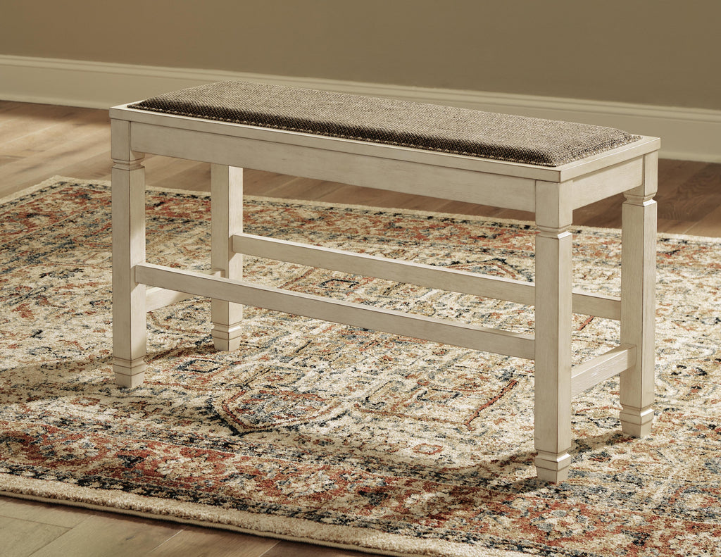 Bolanburg Counter Height Dining Bench in Two-tone, alternate view 8