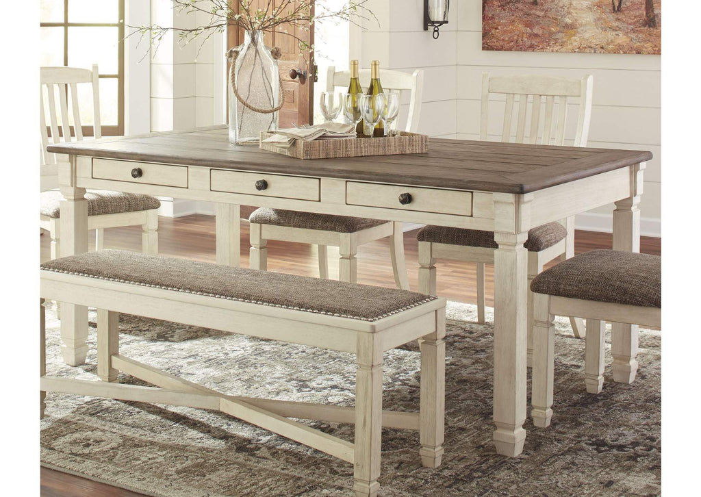 Bolanburg Dining Table and 4 Chairs room view