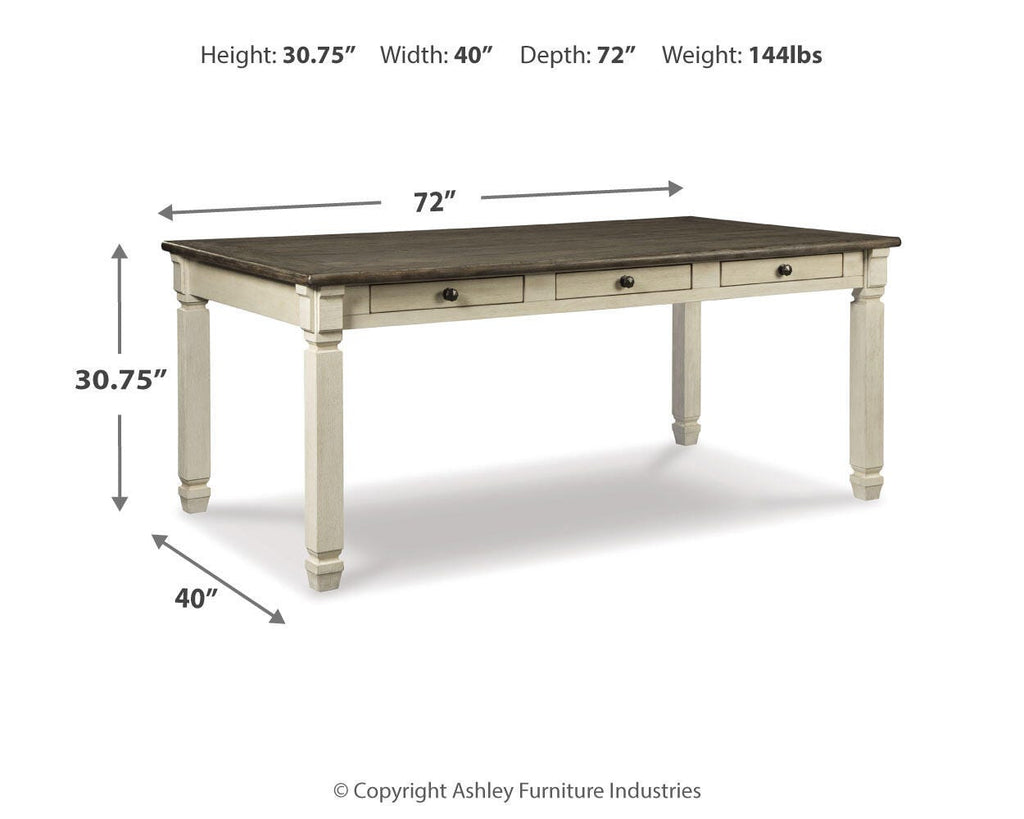 Bolanburg Dining Table in Two-tone, alternate view 5