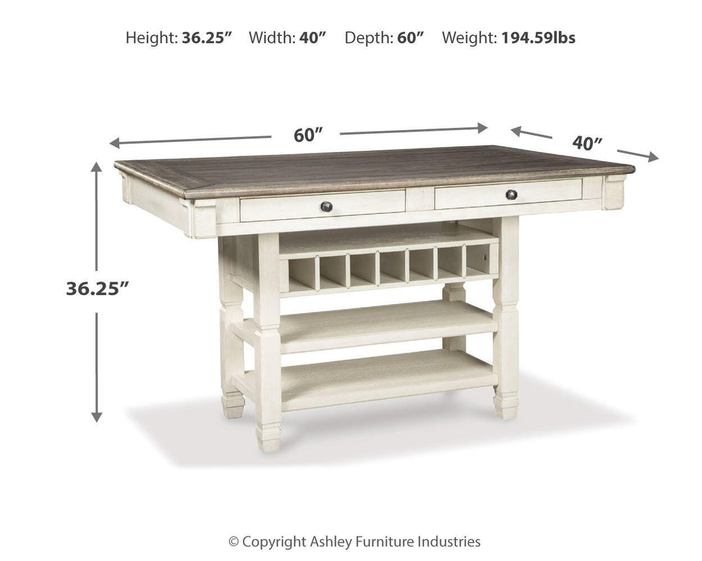Bolanburg Counter Height Dining Table in Two-tone, alternate view 5