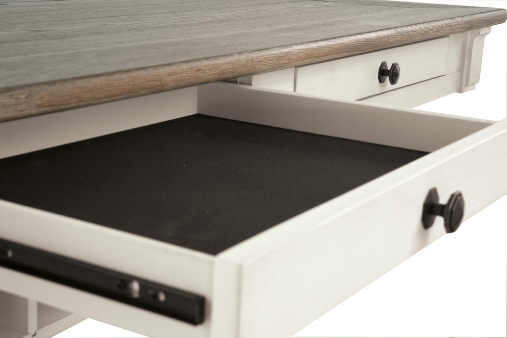 Bolanburg Counter Height Dining Table in Two-tone, detail view
