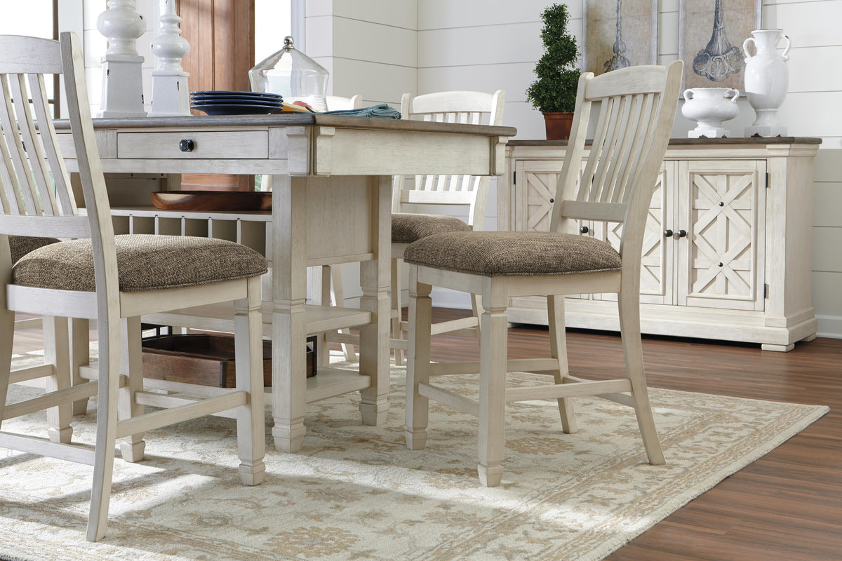 Bolanburg Counter Height Dining Table in Two-tone, lifestyle view
