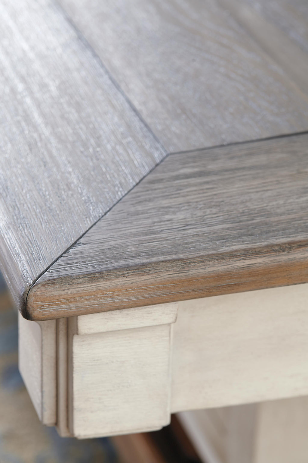 Bolanburg Counter Height Dining Table in Two-tone, top view