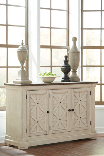 Bolanburg Dining Server in Two-tone