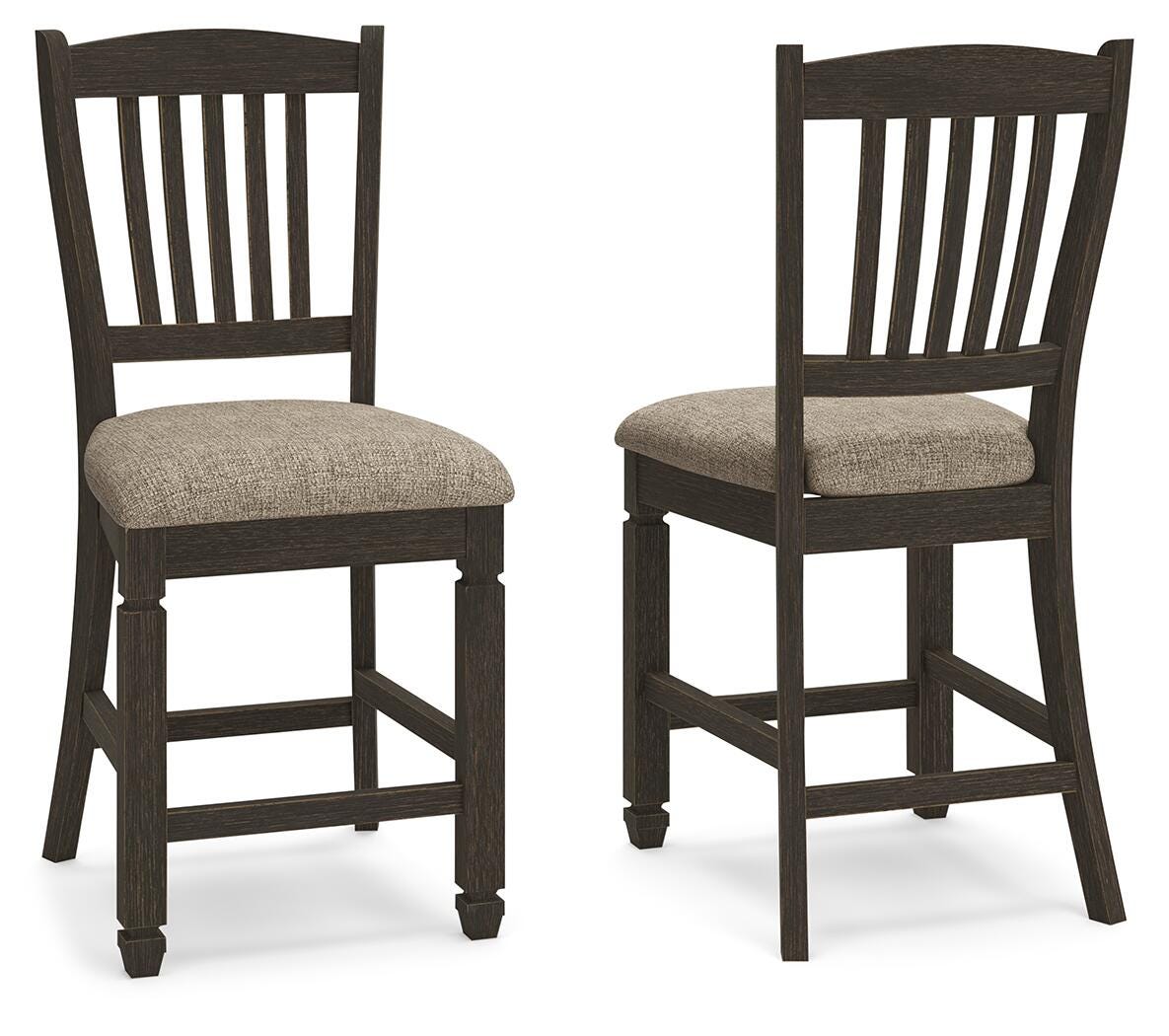 Tyler Creek Counter Height Bar Stool in Black/Grayish Brown, alternate view 2