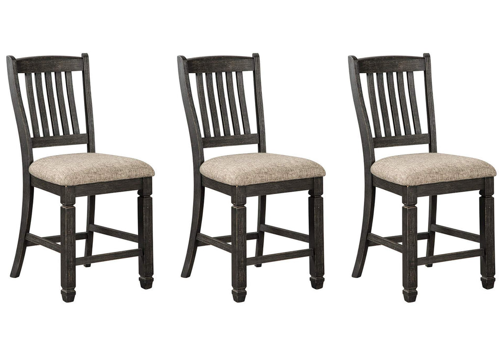 Tyler Creek Counter Height Dining Table and 4 Bar Stools