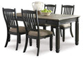 Tyler Creek Dining Table and 4 Chairs