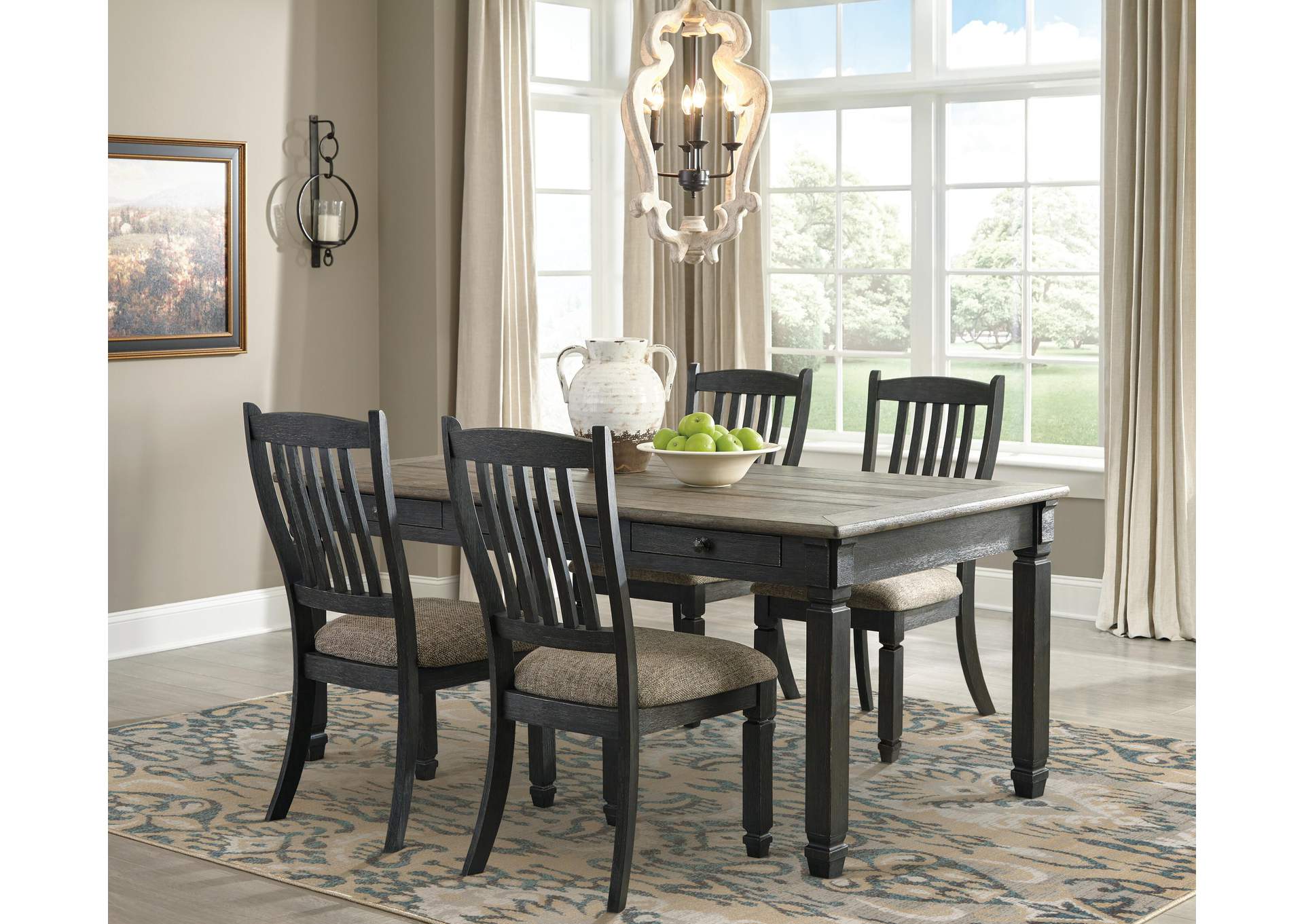 Tyler Creek Dining Table and 4 Chairs