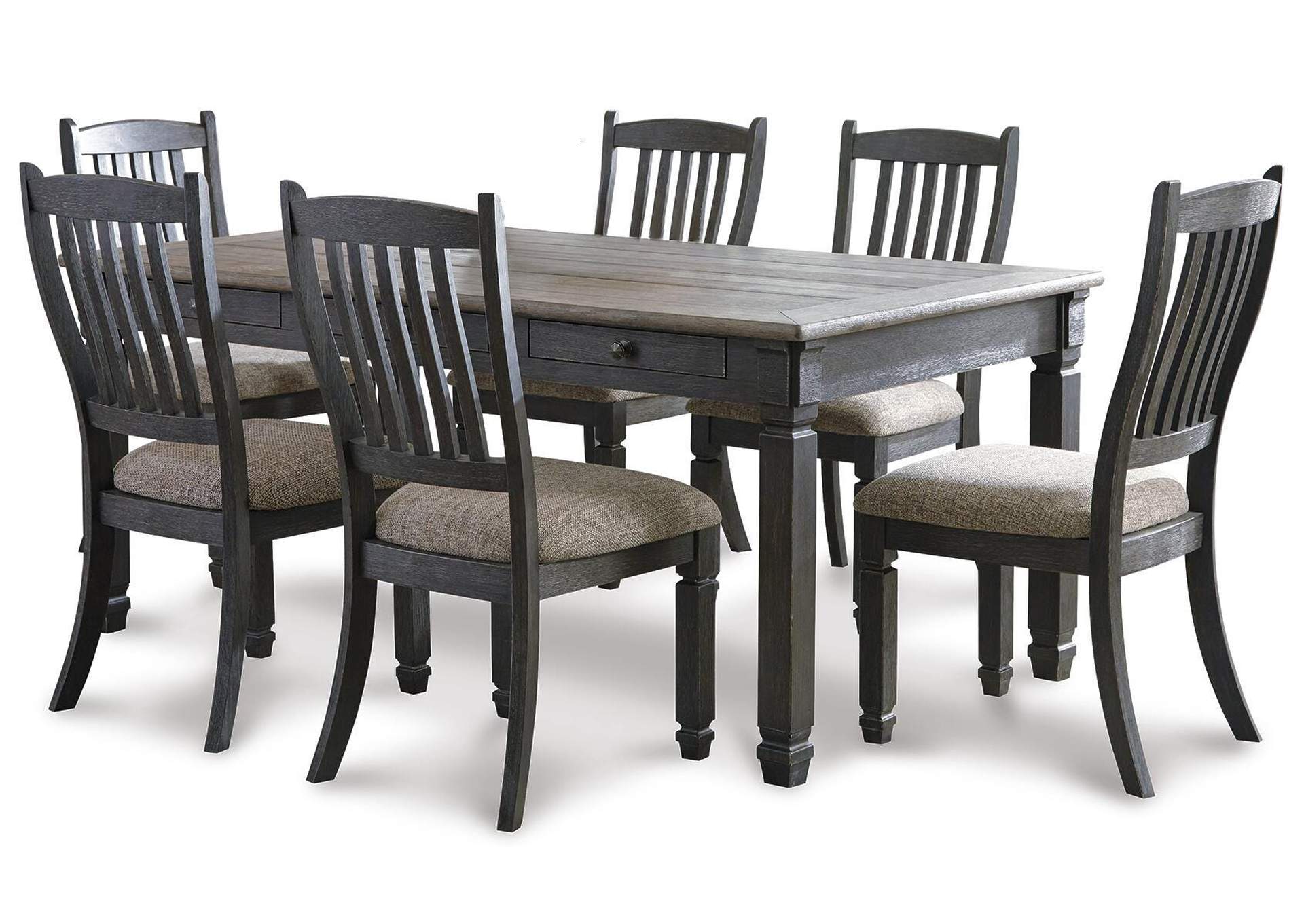 Tyler Creek Dining Table and 6 Chairs Set