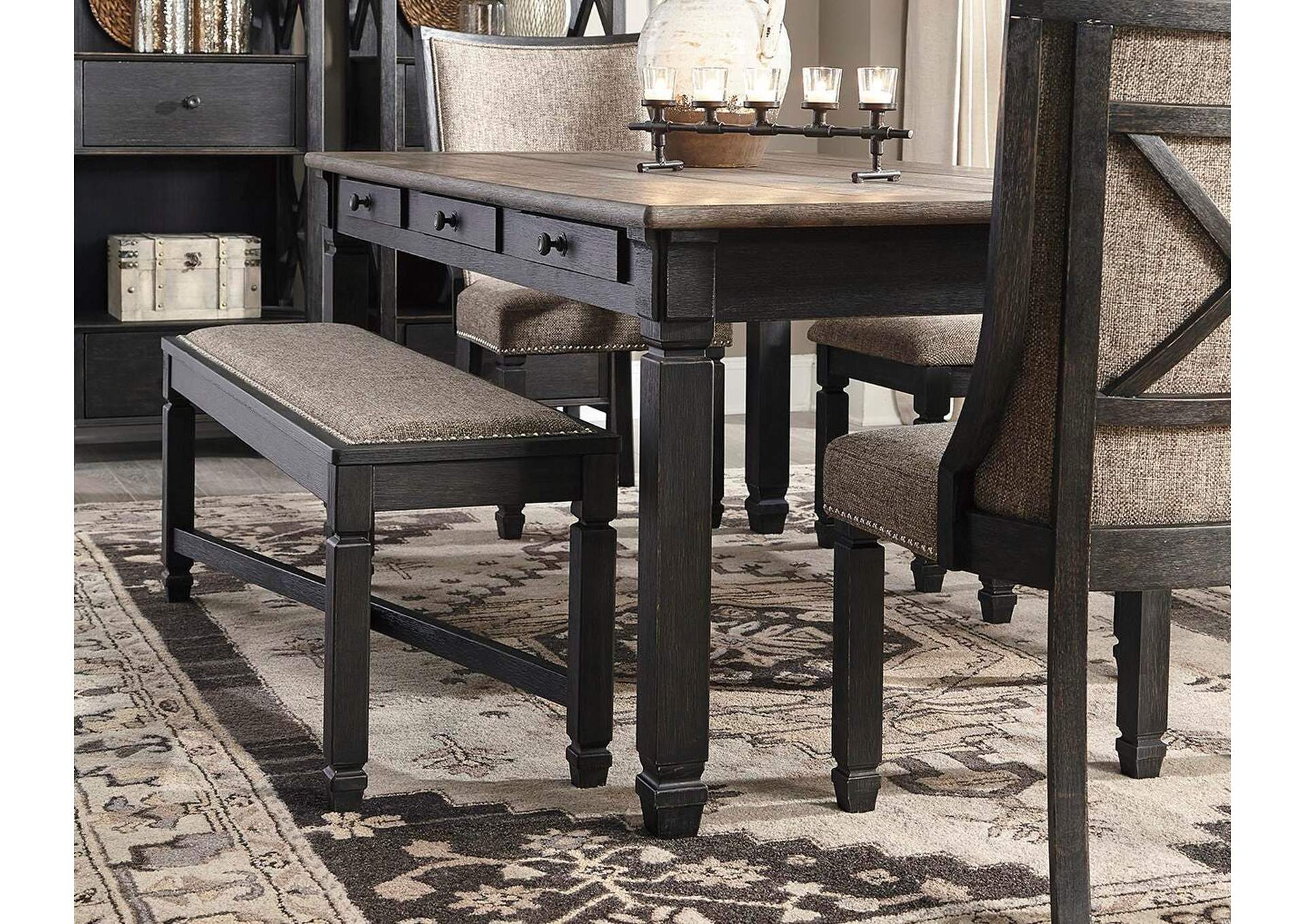 Tyler Creek Dining Table and 4 Chairs room view