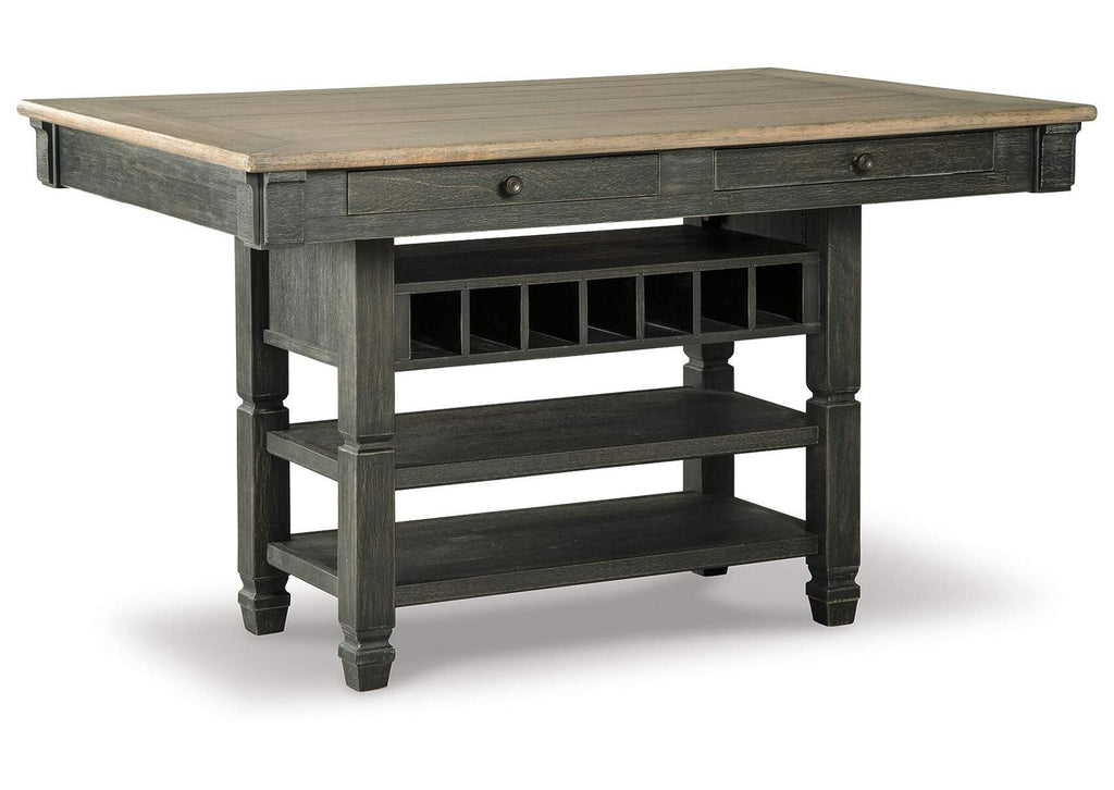 Tyler Creek Counter Height Dining Table and 4 Bar Stools