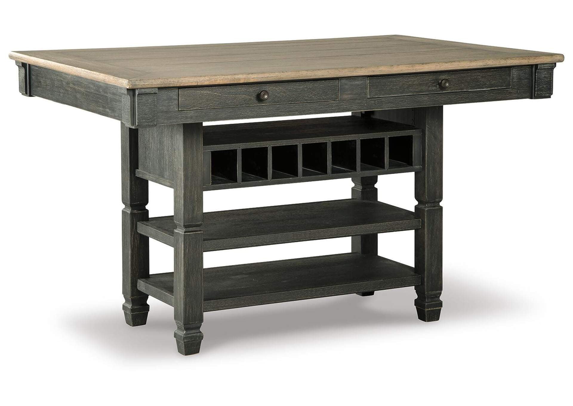 Tyler Creek Counter Height Dining Table and 4 Bar Stools
